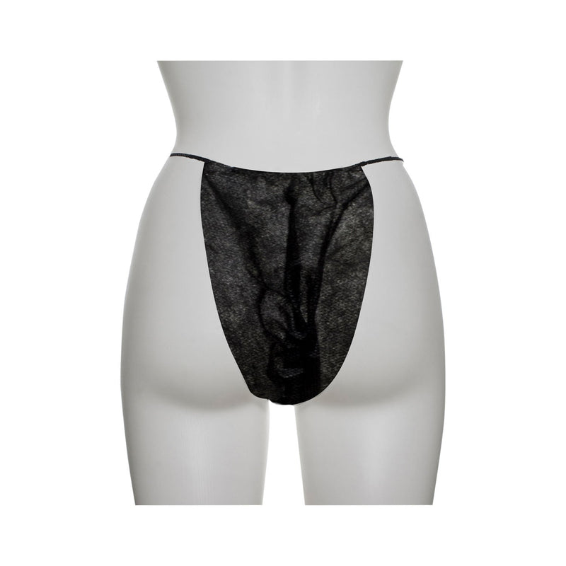 Dukal Corporation Dukal Spa Supply & Spa Care Products  Bikini Panty, Black, Non-Sterile, 100/bx, 10 bx/cs
