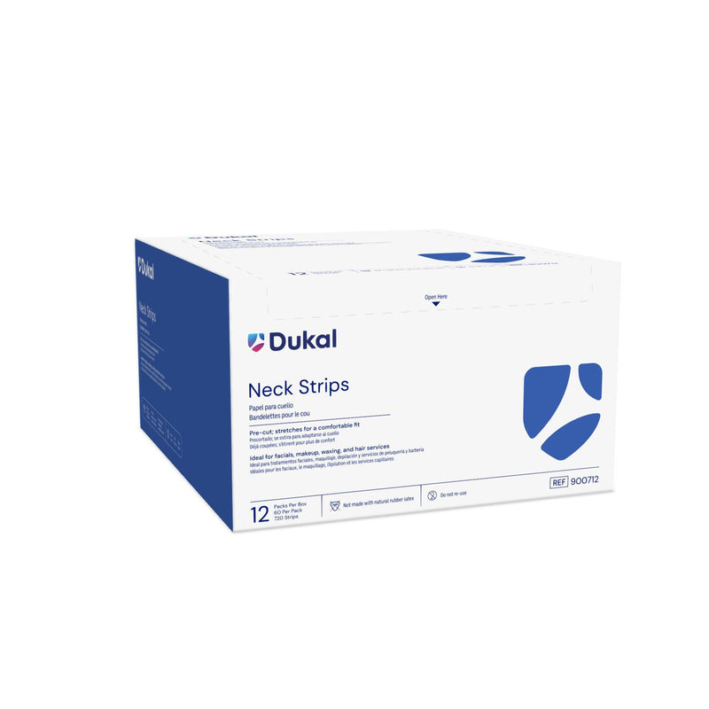 Dukal Corporation Dukal Spa Supply & Spa Care Products  Neck Strips, 60 strps/pk, 12 pk/bx, 4 bx/cs