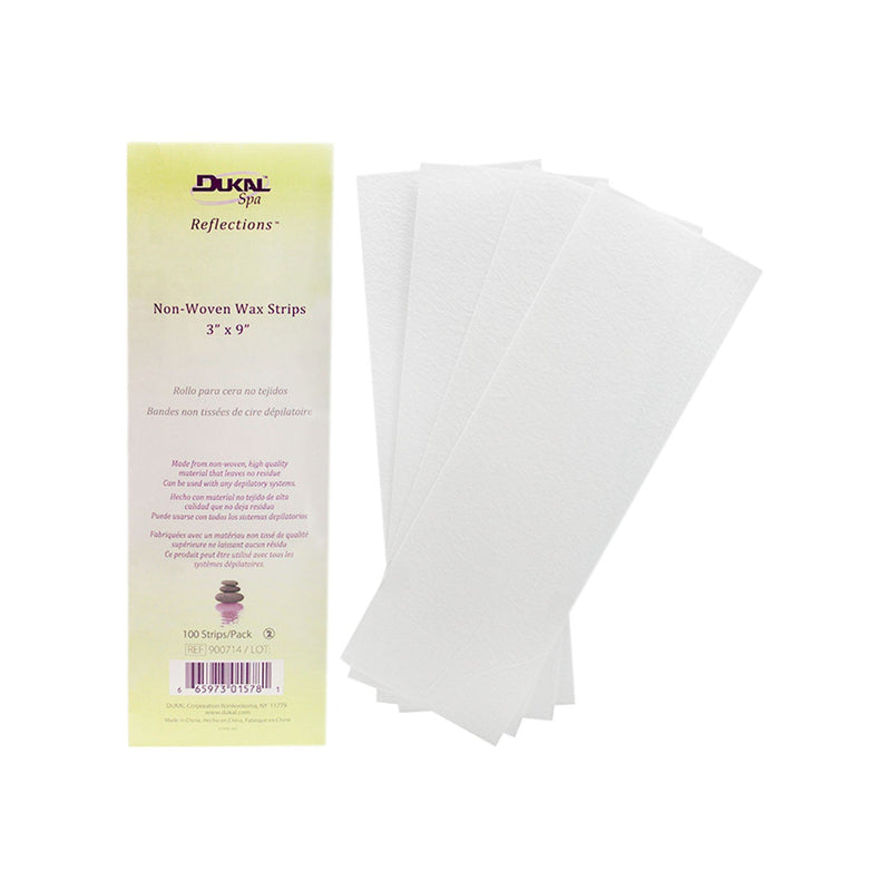 Dukal Corporation Dukal Spa Supply & Spa Care Products  Reflections Waxing Strips, 3" x 9", 100/pk, 24 pk/