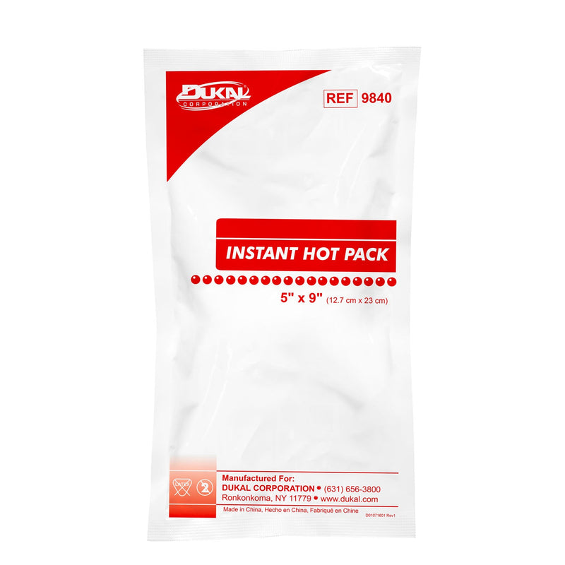 Dukal Corporation Dukal Hot/Cold Therapy Products  Instant Hot Pack, 5" x 9", Non-Sterile, 24/cs