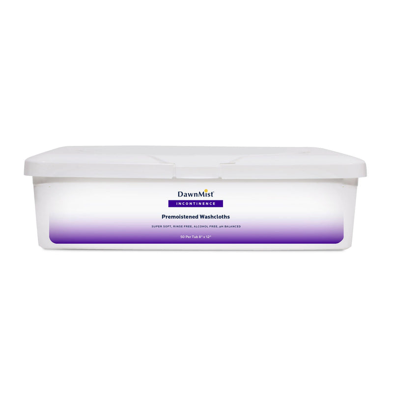 Dukal Corporation Dukal Dawnmist Washcloths  Washcloth, Adult, Hard Tub, 8" x 12", 50/tub, 12 t