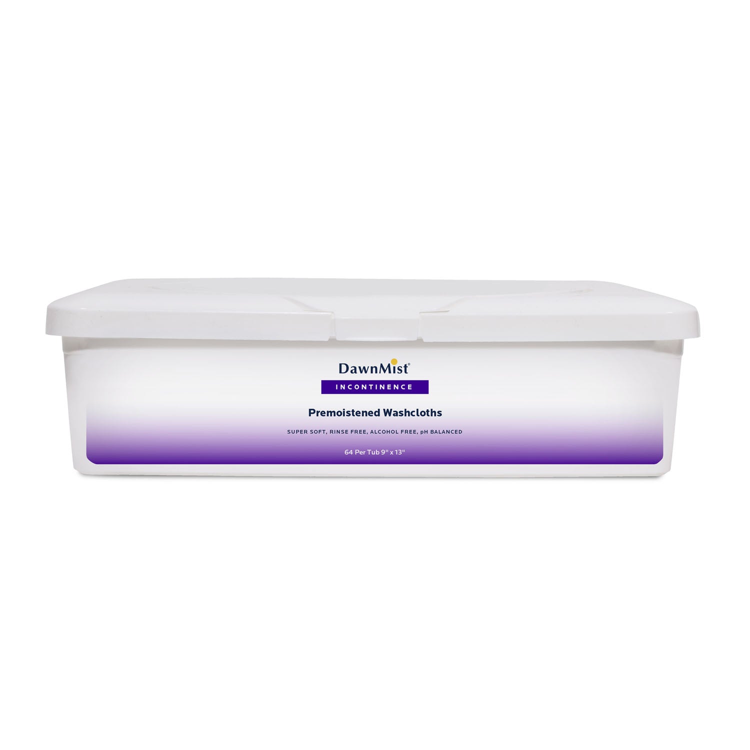 Dukal Corporation Dukal Dawnmist Washcloths  Washcloth, Premium, Adult, Hard Tub, 9" x 13", 64/