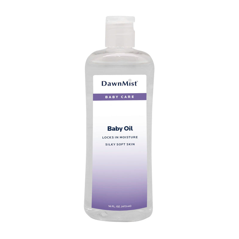 Dukal Corporation Dukal Dawnmist Baby Oil  Oil, 16 oz, Dispensing Cap, 12/cs