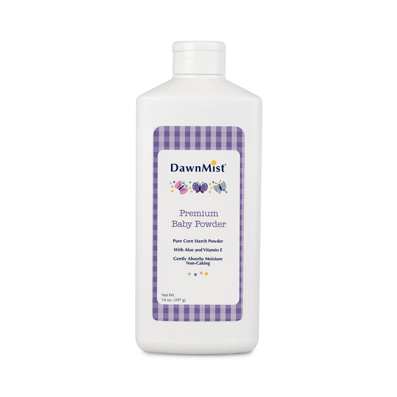 Dukal Corporation Dukal Dawnmist Baby Powder  Starch, Premium, 14 oz, 24/cs