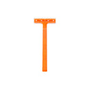 Dukal Corporation Dukal Dawnmist Razors  Razor, Single Edge, Orange Handle, Clear Plastic G