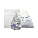 Dukal Corporation Dukal Dawnmist Patient Belongings Bags  Patient Belongings Bag, Drawstring, Clear, 20" x 2