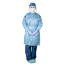 Dukal Corporation Dukal Chemotherapy Gown  Poly-Coated, Medium, 10/bg, 3 bg/cs