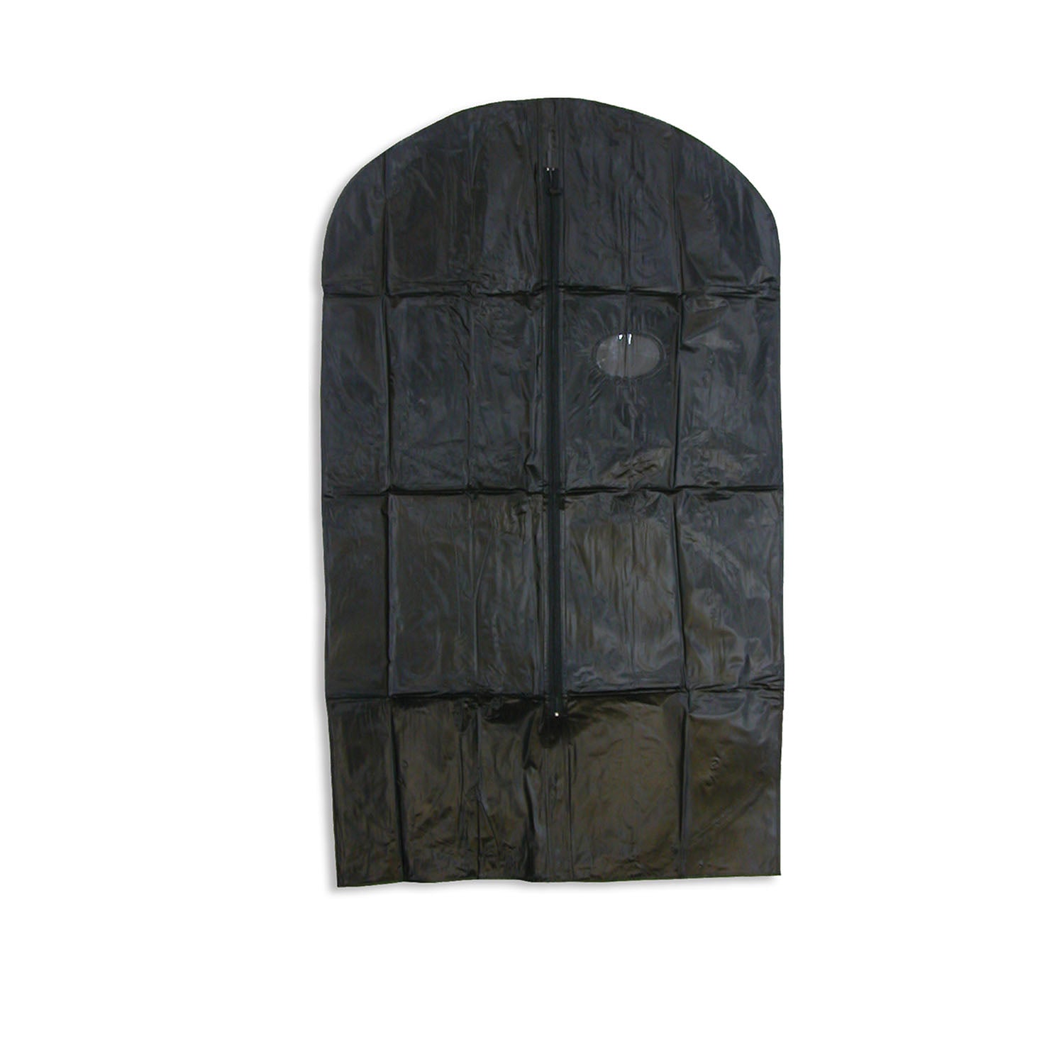 Dukal Corporation Dukal Dawnmist Speciality Bags  Garment Bag, Black Vinyl with Zipper, 24" x 42", 1