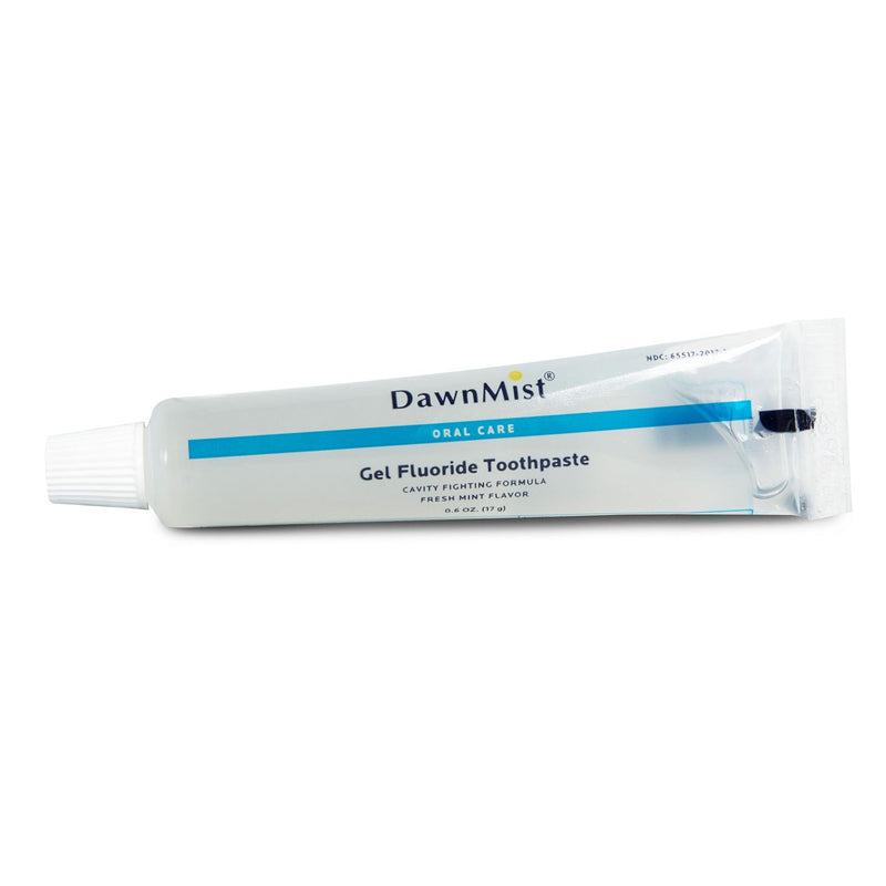 Dukal Corporation Dukal Dawnmist Toothpaste  Toothpaste, Clear Gel, Fluoride, .6 oz Tube, 144/b