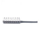 HAIR BRUSH ADULT PLAST BRISTLEGRAY HDL 12BG/BX 24BX/CS