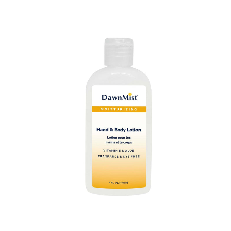 Dukal Corporation Dukal Dawnmist Hand & Body Lotion  Lotion, Fragrance Free, 4 oz Bottle with Dispensin