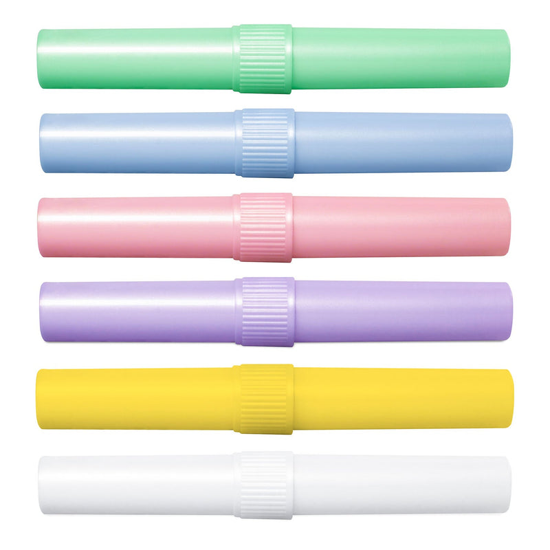 Dukal Corporation Dukal Travel Containers  Toothbrush Tube, Large, Assorted Colors, 1/bg, 12