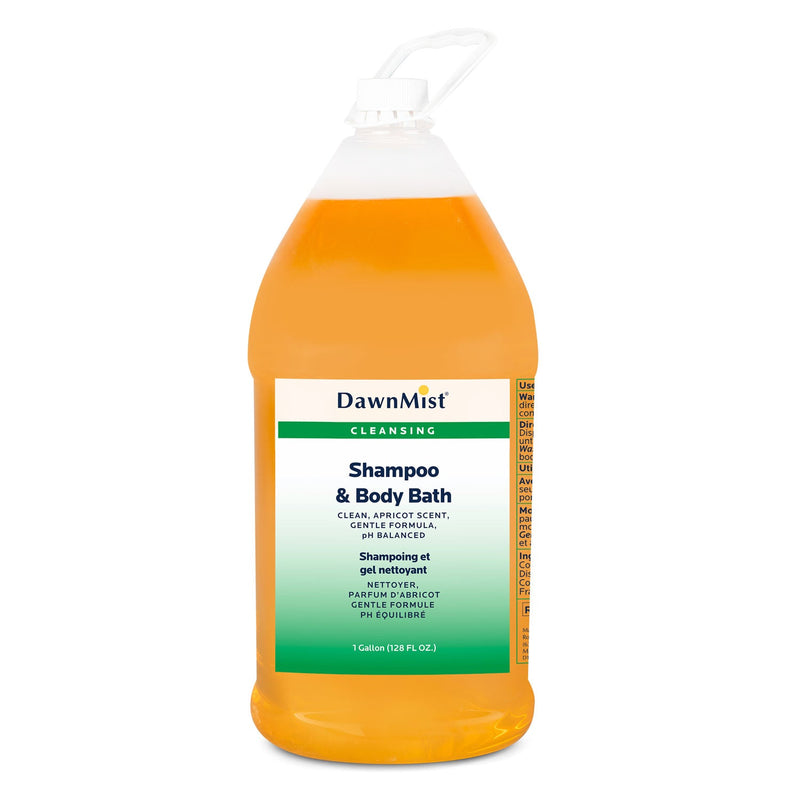 Dukal Corporation Dukal Dawnmist Shampoo & Body Wash  Shampoo & Body Bath, Gallon Bottle with Pump, 4/cs