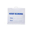 Dukal Corporation Dukal Dawnmist Patient Belongings Bags  Patient Belongings Bag with Handle, White, 20" x 1
