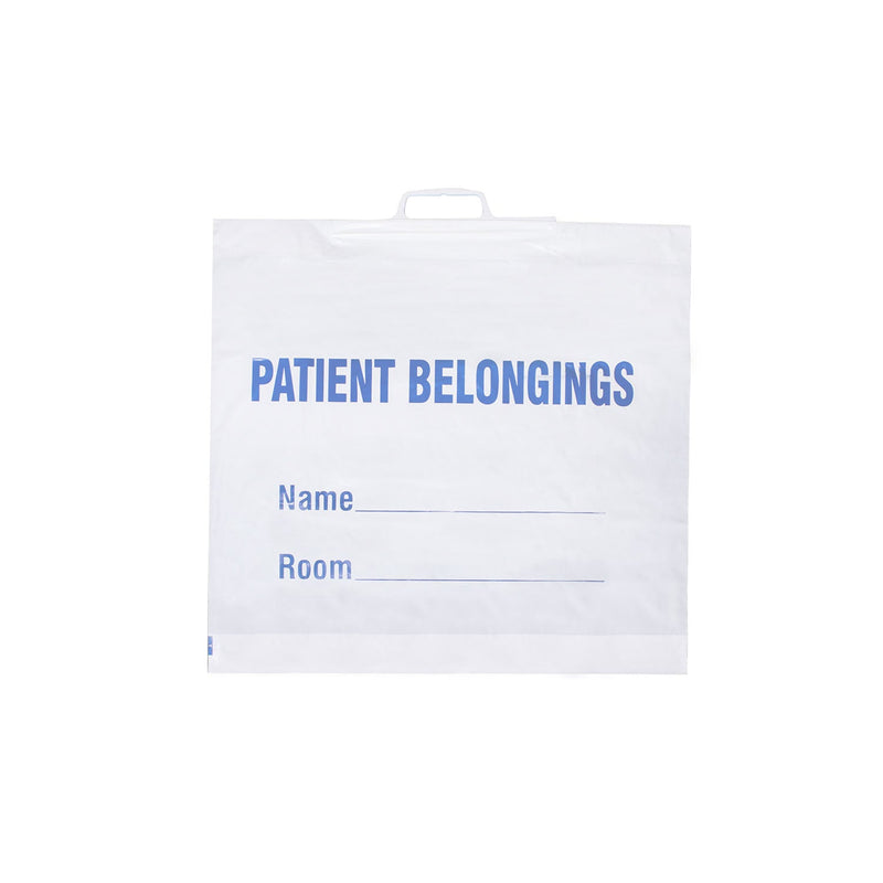 Dukal Corporation Dukal Dawnmist Patient Belongings Bags  Patient Belongings Bag with Handle, Large, 20" x 2
