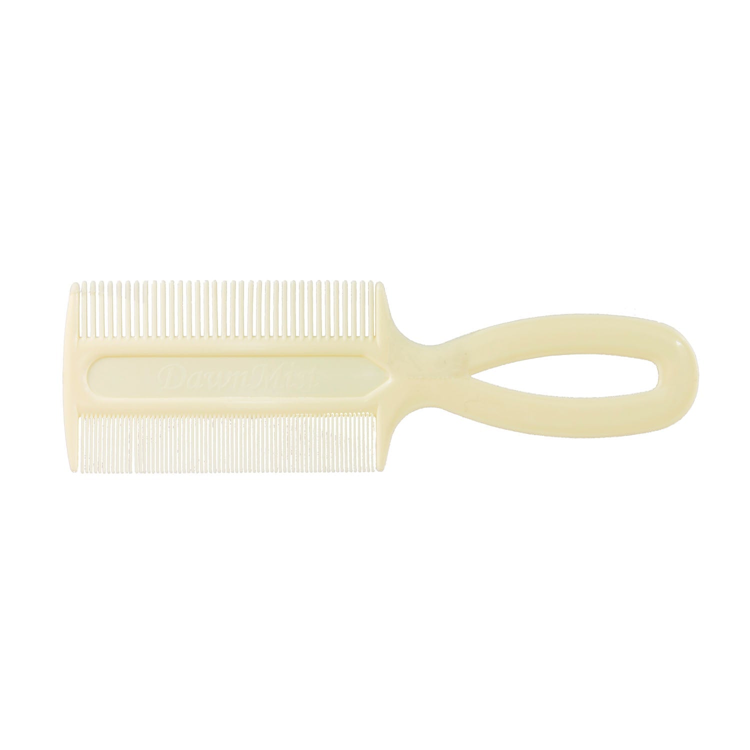 Dukal Corporation Dukal Dawnmist Comb & Brush  Baby Comb, Ivory, 2-Sided, 12/bg, 72 bg/cs