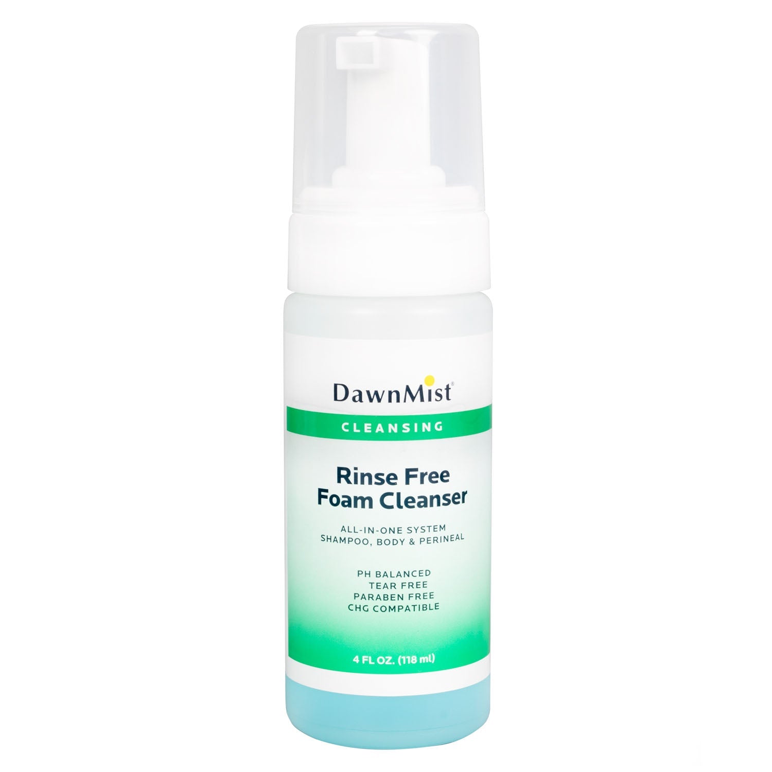 Dukal Corporation Dukal Dawnmist Rinse Free Foam Cleanser  Cleanser, 4 oz, 24/cs