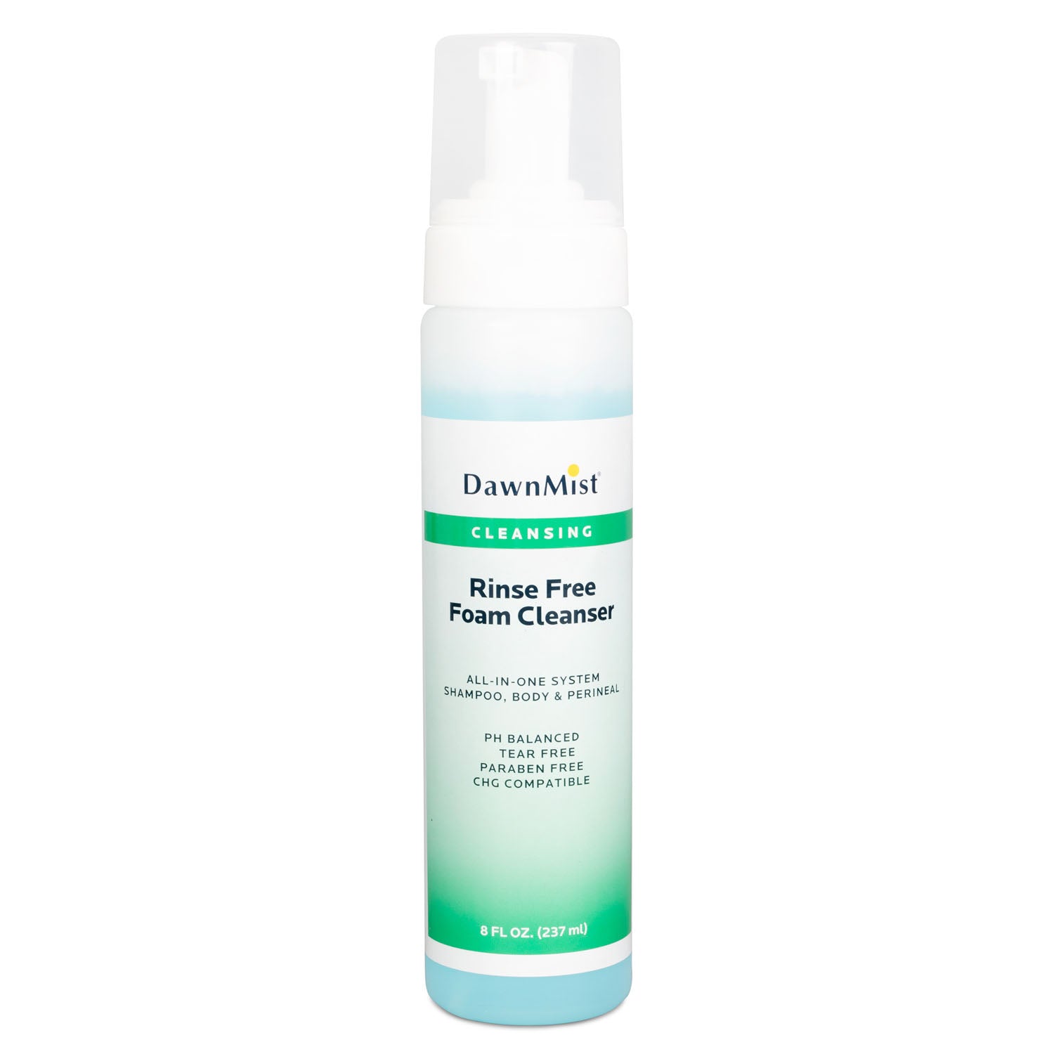 Dukal Corporation Dukal Dawnmist Rinse Free Foam Cleanser  Cleanser, 8 oz, 12/cs