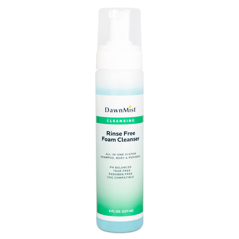Dukal Corporation Dukal Dawnmist Rinse Free Foam Cleanser  Cleanser, 8 oz, 12/cs