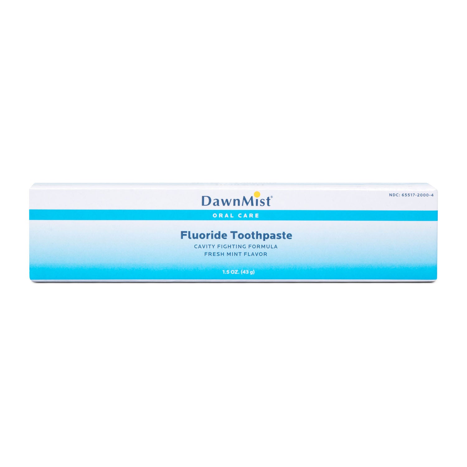 Dukal Corporation Dukal Dawnmist Toothpaste  Toothpaste, Fluoride, 1.5 oz Laminated Tube, Boxed
