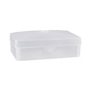 Dukal Corporation Dukal Dawnmist Soap  Soap Box, Plastic with Hinged Lid, Clear, Holds Up