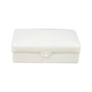 Dukal Corporation Dukal Dawnmist Soap  Soap Box, Plastic with Hinged Lid, Ivory, Holds Up