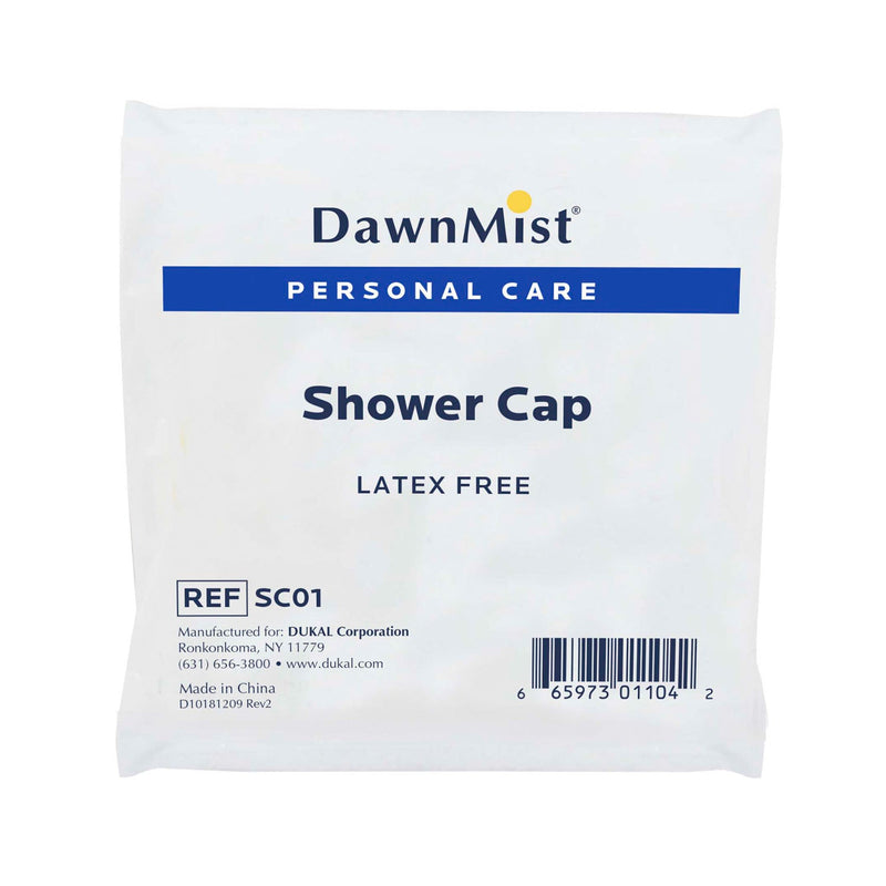 Dukal Corporation Dukal Dawnmist Shower Cap  Shower Cap, Latex Free (LF), 1/bg, 200 bg/bx, 10 b
