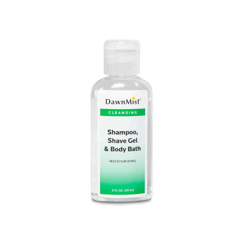 Dukal Corporation Dukal Dawnmist All-In-One Body Wash  Wash, 2 oz, Clear Bottle, Dispensing Cap, 96/cs