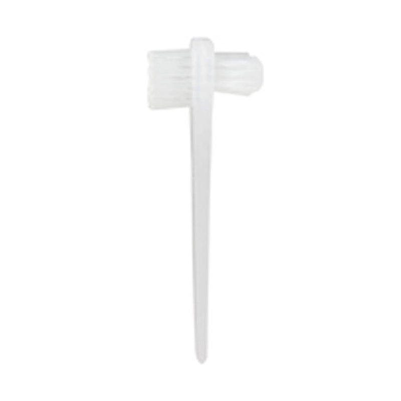 Dukal Corporation Dukal Dawnmist Denture Care  Denture Toothbrush, 2-Sided, Clear Handle, Clear P