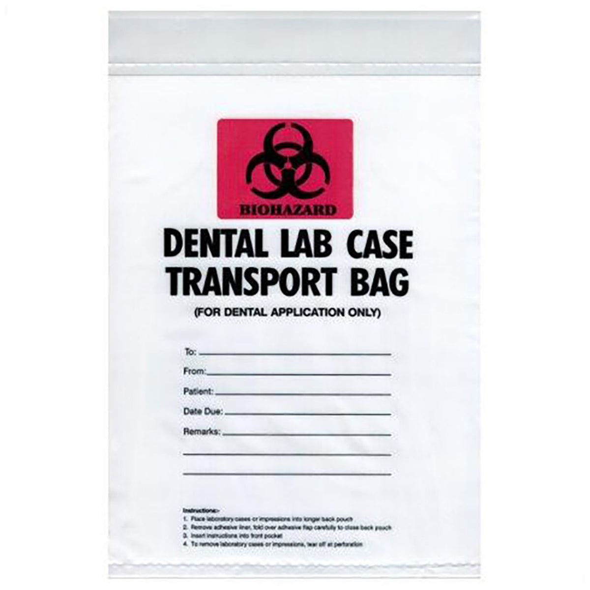 BAG TRANSPORT LAB 6.75X10100/BX 10BX/CS