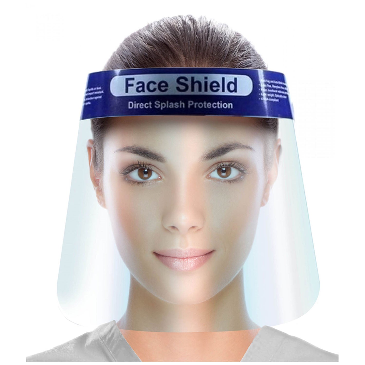 SHIELD FACE W/REPLACEMENTSHIELDS 10/BX 60BX/CS
