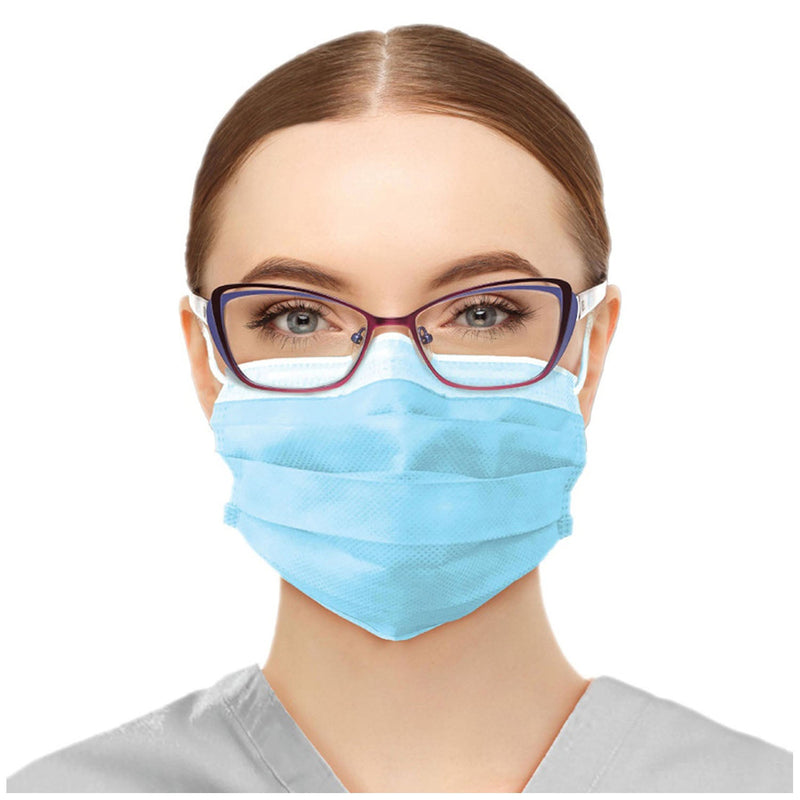 Dukal Corporation Dukal Procedure Masks  Mask, Ear Loop, Level 2, Blue, 50/bx, 20 bx/cs