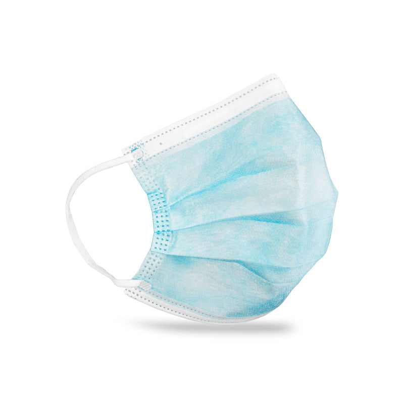 Dukal Corporation Dukal Procedure Masks  FluidBloq Mask, Level 3, Ear-Loop, Blue, 50/bx, 20