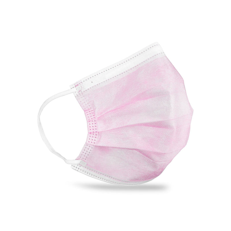 Dukal Corporation Dukal Procedure Masks  FluidBloq Mask, Level 3, Ear-Loop, Pink, 50/bx, 20