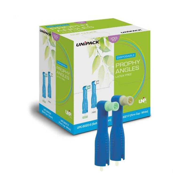 Dukal Corporation Dukal Unipack Dental Hygiene Products  Prophy Angles Firm Cup (White), Latex-Free (LF), 1