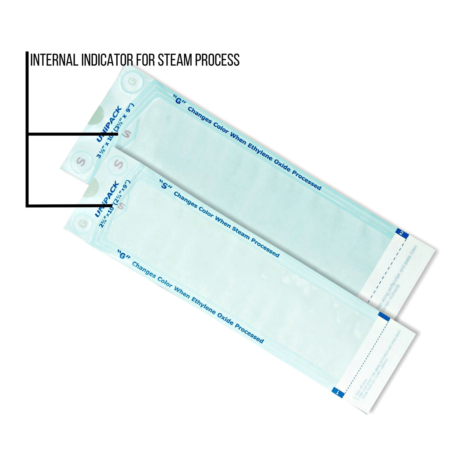 Dukal Corporation Dukal Unipack Sterilization Products  Sterilization Pouches, 12" x 18", 200/bx, 5 bx/cs