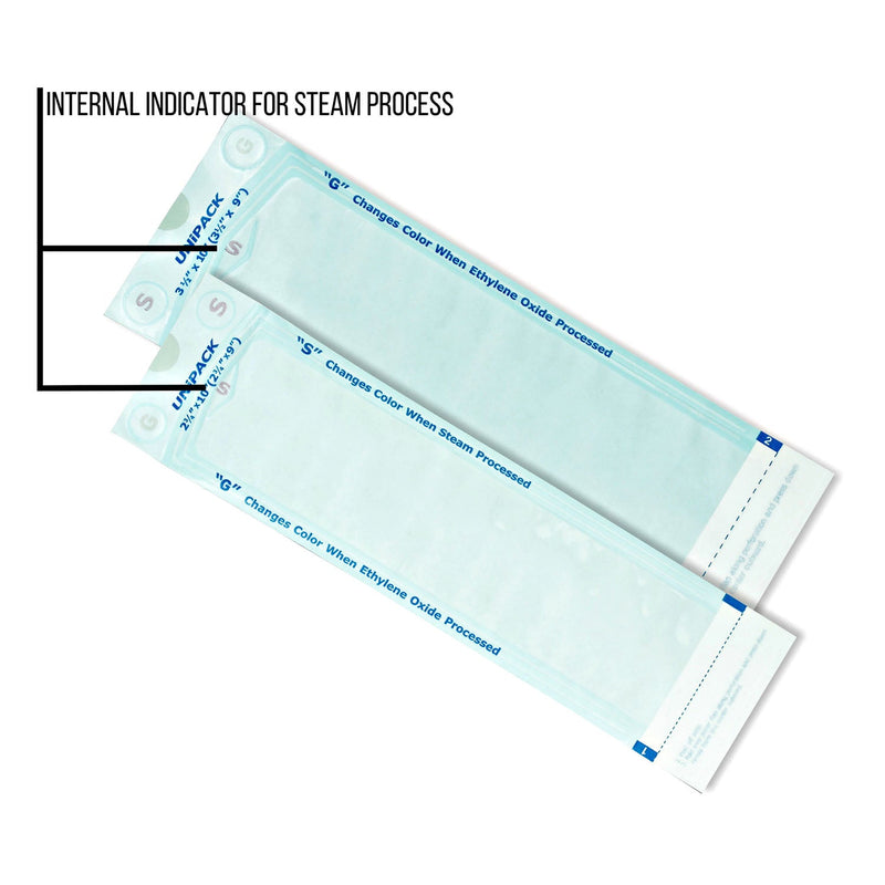 Dukal Corporation Dukal Unipack Sterilization Products  Sterilization Pouches, 5-1/4" x 7-1/2", 200/bx, 16
