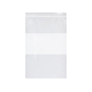 ZIP BAG CLEAR 12X15 WHT BLOCK1000/CS