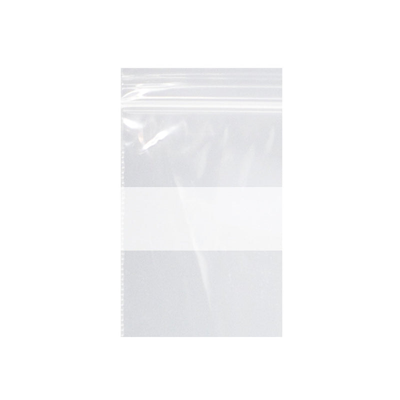 Dukal Corporation Dukal Dawnmist Reclosable Bags  Recloseable Zip Bag, 3" x 5", Clear with White Blo