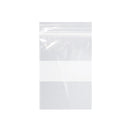 ZIP BAG CLEAR 3X5 WHT BLOCK1000/CS
