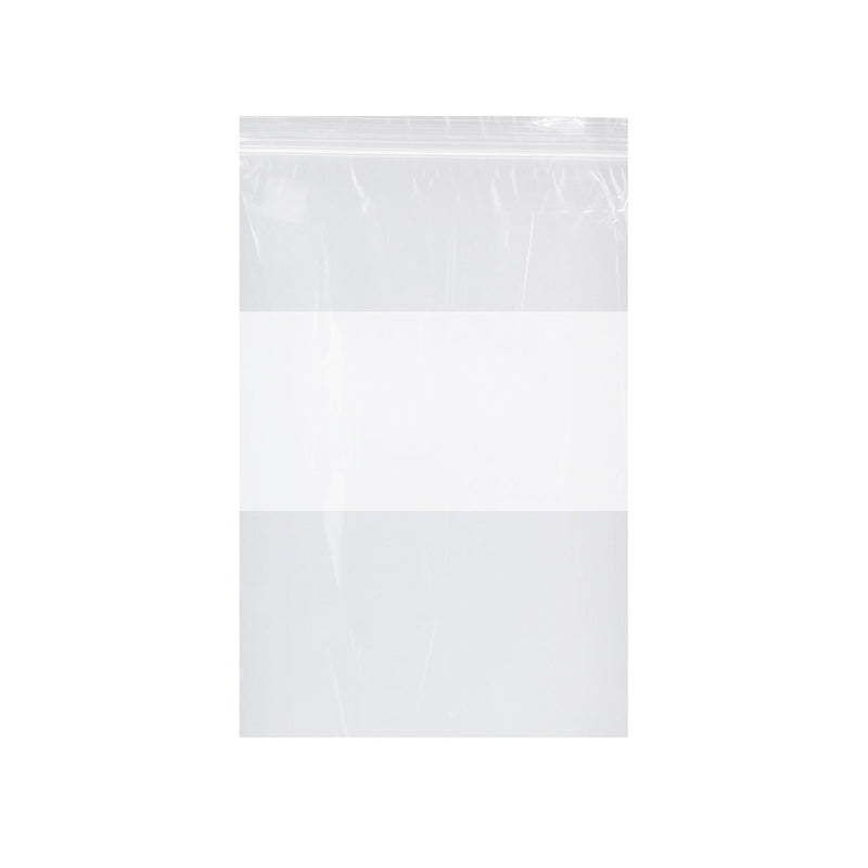 Dukal Corporation Dukal Dawnmist Reclosable Bags  Zip Bag, Clear with White Block, 2 mil, 5" x 8", 1