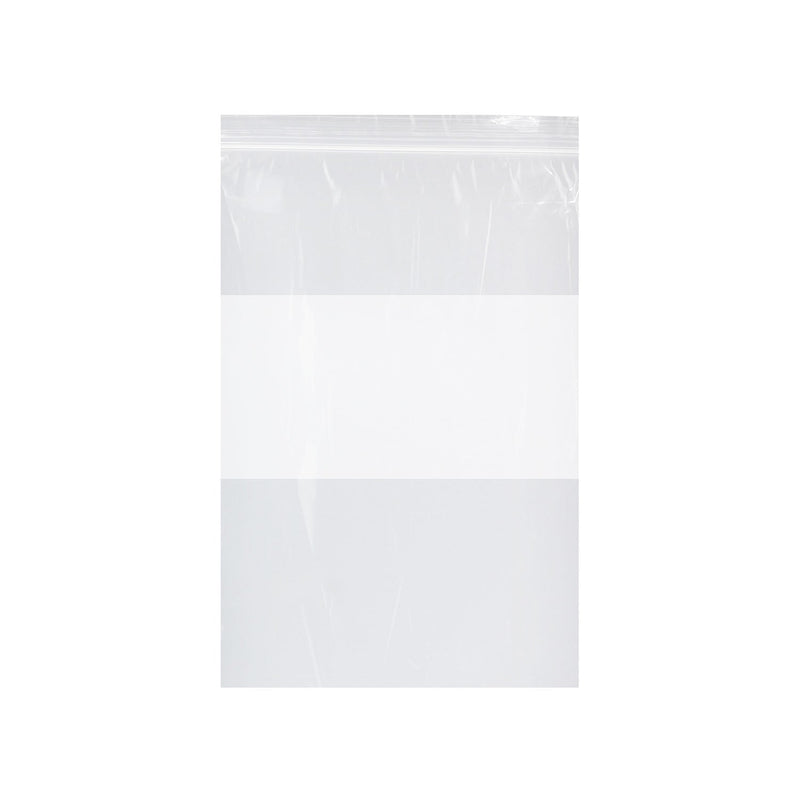 Dukal Corporation Dukal Dawnmist Reclosable Bags  Zip Bag, Clear with White Block, 2 mil, 8" x 10",