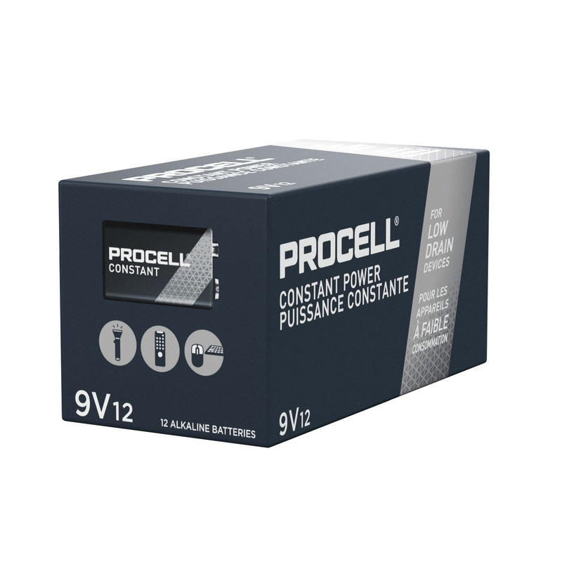Duracell  Procell Alkaline Battery  Procell Intense Battery, Alkaline, 9V, 12/bx, 6bx/