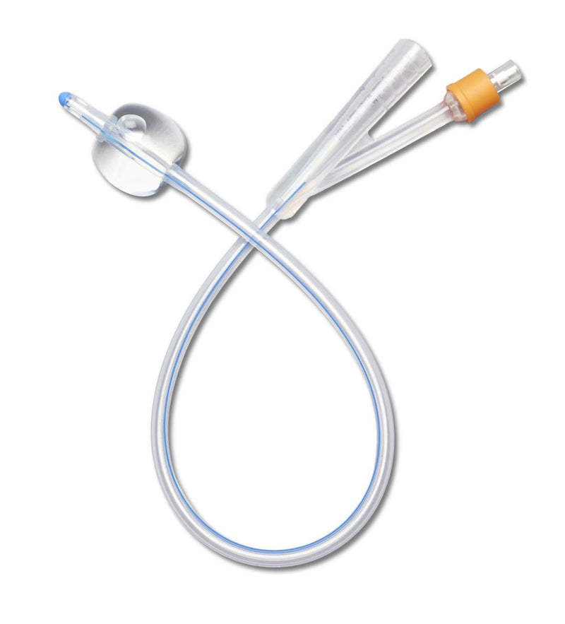 Medline Foley Catheter Medline 2-Way Firm Tip 10 cc Balloon 16 Fr. Silicone (DYND11502 / CS)