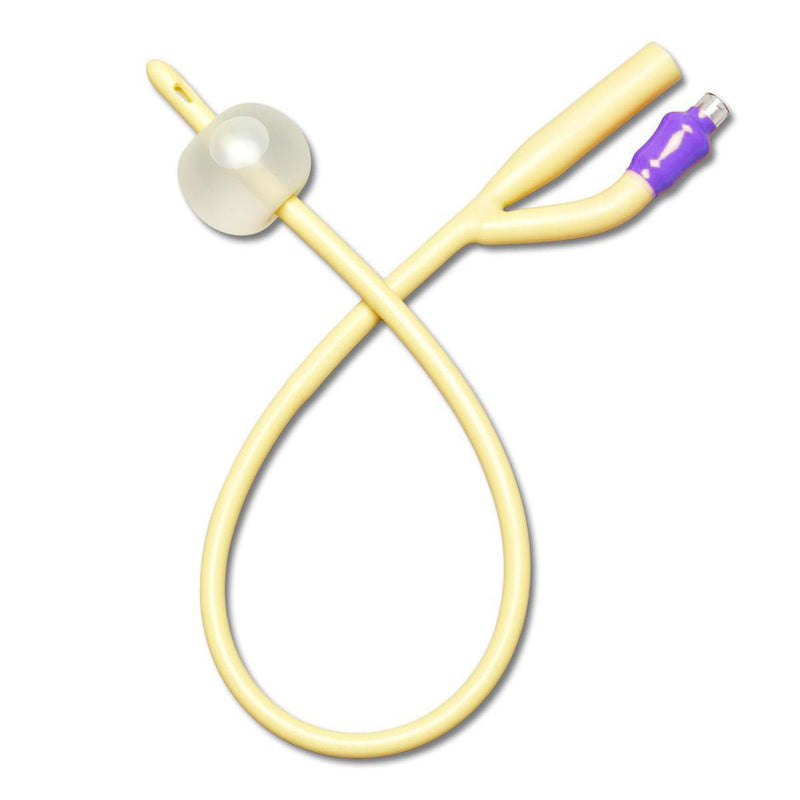Medline Foley Catheter Medline 2-Way 10 cc Balloon 22 Fr. Silicone Coated Latex (DYND11762 / CS)