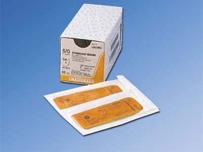 Nonabsorbable Suture without Needle Ethibond Excel SUTUPAK Polyester Size 2-0 30 Inch Suture Braided (Box of 36)
