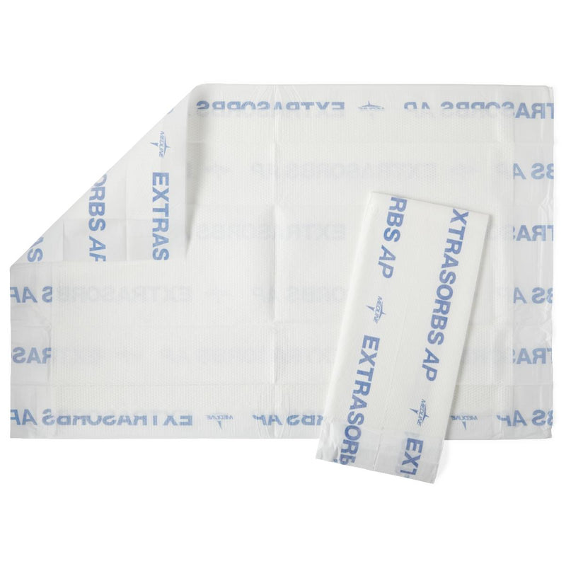 Disposable Underpad Extrasorbs AP Low Air Loss 23 X 36 Inch Polymer Moderate Absorbency (70/CS)