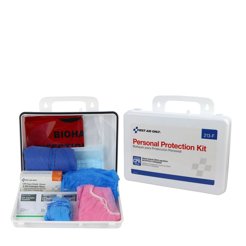 First Aid Only/Acme United Corporation First Aid Only/Acme United Spill Clean Up Kit  BBP Spill Clean Up Apparel Kit w/ CPR Pack, Plasti