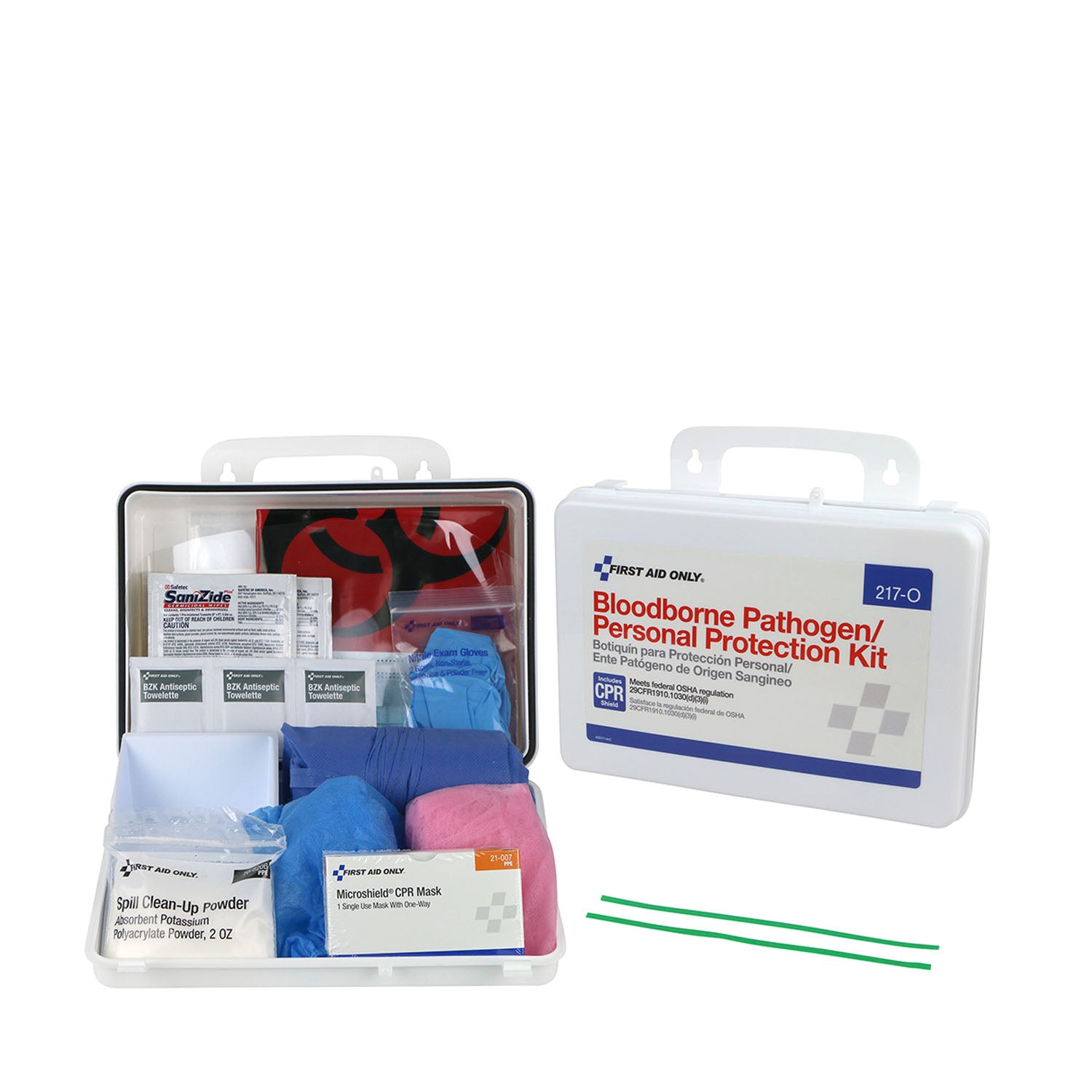 BBP SPILL CLEAN UP KT W/ CPRMICROSHIELD PLASTIC CS (DROP)