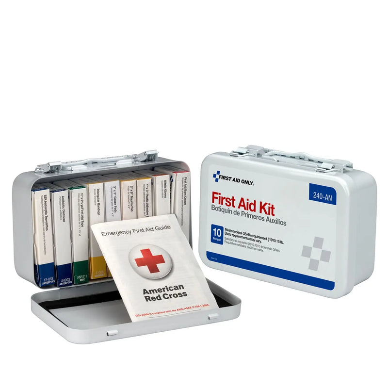 FIRST AID KT 10 UNIT METAL CS(DROP)